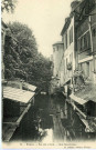 Evreux-Ville. Vue sur L'Iton Rue Chartraine.
