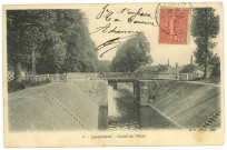 Louviers-Ville. Canal de l'Eure.
