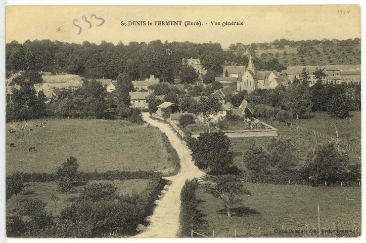 Saint-Denis-le-Ferment. Vue générale.