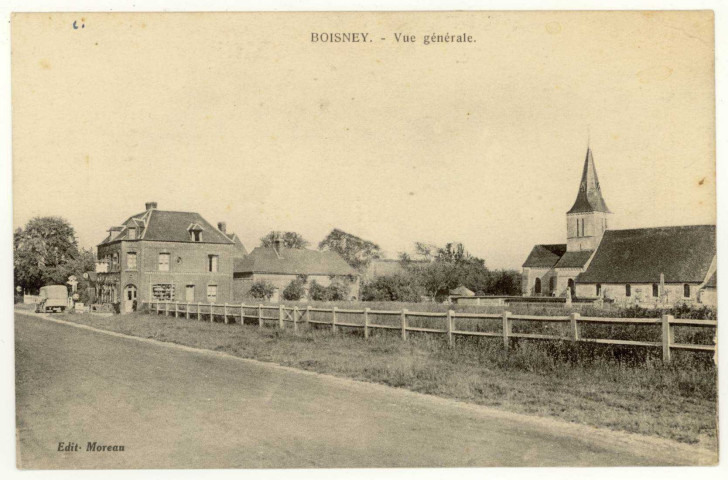 Boisney. Vue générale.