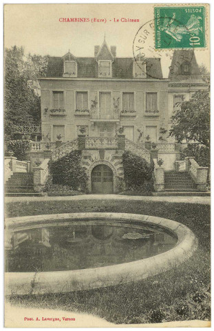 Hécourt. Chambines (Eure) - Le Château.