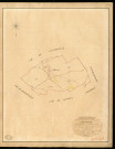 Saint-Martin-la-Campagne. Tableau d'assemblage _ du Plan Parcellaire de la Commune de Saint Martin _ Canton de Evreux (nord) - Evreux - Eure. _ Terminé sur le Terrain le 27 Novembre 1840 , sous l'administration de M. de Monicault, Préfet _ M. Piéton, Maire _ sous la Direction de M. Garnier, Directeur des Contributions directes _ M. Le Fébure, Géomètre en Chef. _ Par M. Pizier, Géomètre de 1re classe.