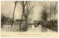 Gasny. Vue sur l'Epte et la Scierie.