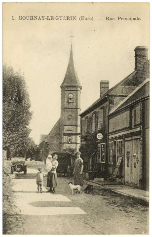 Gournay-le-Guérin. Rue Principale.