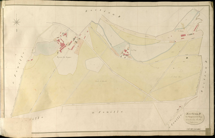 Conches-en-Ouche. Section D _ des Vauxgoins et de la Forge _ 6e et dernière Feuille