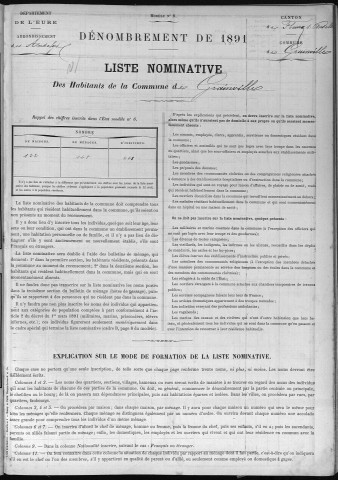 GRAINVILLE 1891