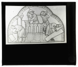 Cathédrale Notre-Dame de Chartres (Eure-et-Loir), dessin, panneau des tailleurs de pierre.