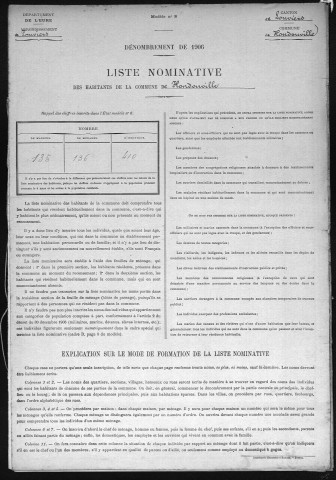 HONDOUVILLE 1906