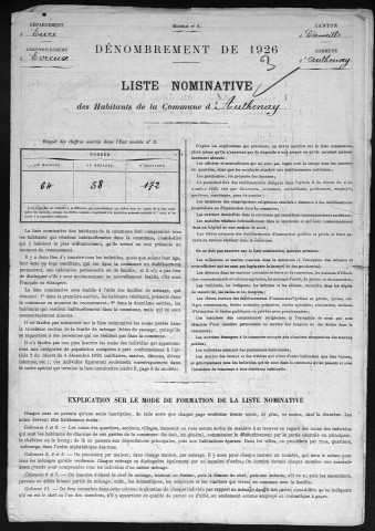 AUTHENAY 1926