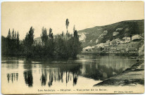 Andelys (Les). Hôpital - Vue prise de la Seine.