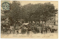 Bernay. La Place Sainte-Croix.