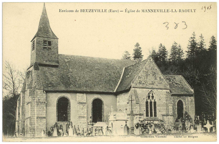 Manneville-la-Raoult. Eglise de Manneville-la-Raoult.