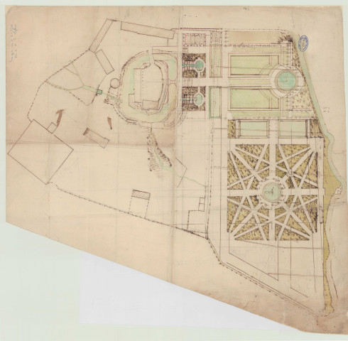 Tourville-sur-Pont-Audemer _"Projet donné par Mr Delalande, architecte".