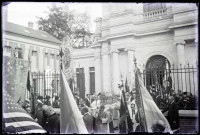 Procession en l'honneur de la béatification de Sainte-Thérèse de Lisieux à Lisieux (Calvados).