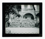 Enfants et professeurs de l'orphelinat Saint-Joseph de Beyrouth (Liban) 1882-189?.