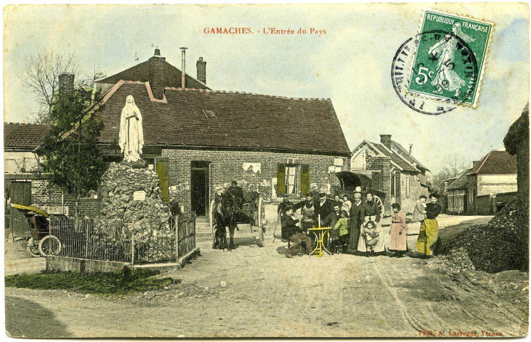 Gamaches-en-Vexin. L'Entrée du Pays.