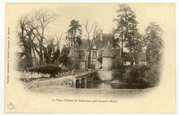 Bémécourt. Le Vieux Château de Bémécourt, près Breteuil.