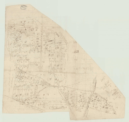 Bottereaux (Les) - Plans parcellaires de la paroisse des Bottereaux