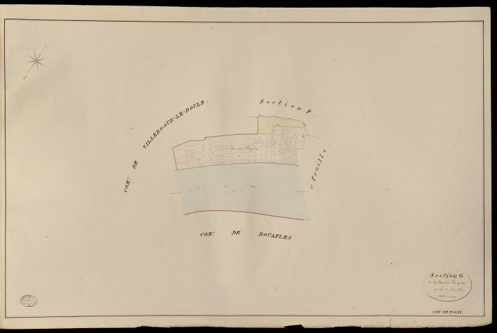 Tosny. Section G _ de la Côte des Elingues _ 1re de 5 Feuilles