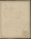 Chambord. Tableau d'assemblage _ du Plan Parcellaire de la Commune de Chambord _ Canton de Rugles - Evreux - Eure. _ Terminé sur le Terrain le 23 Aout 1834, sous l'administration de M. A Passy, Préfet _ M. Duchapelet, Maire _ et sous la Direction de M. Marel, Directeur des Contributions directes _ M. Lefébure, Géomètre en Chef. _ Par M. Lenglet, Géomètre de 1re classe.