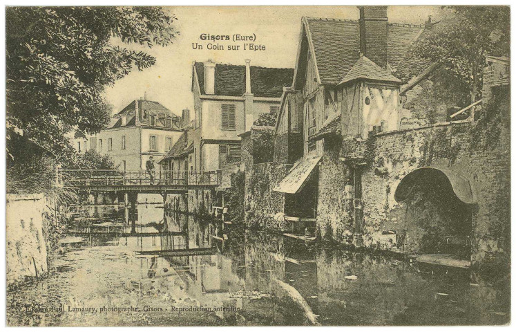 Gisors. Un coin sur l'Epte.