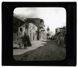 Rue Haffaouine à Tunis (Tunisie).