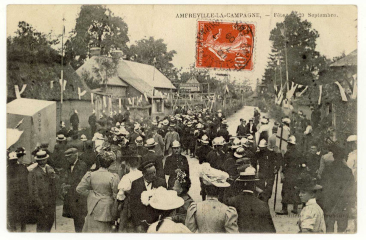 Amfreville-la-Campagne. Fête du 20 septembre.