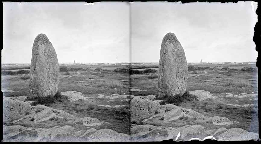 Dolmen près du rivage breton.