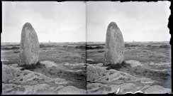 Dolmen près du rivage breton.