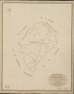 Saint-Germain-de-Fresney. Tableau d'assemblage _ du Plan Parcellaire de la Commune de St Germain de Fresne _ Canton de Saint André - Evreux - Eure. _ Terminé sur le Terrain le 1 Mai 1837, sous l'administration de M. Passy, Préfet _ M. Huvey, Maire _ et sous la Direction de M. Marel, Directeur des Contributions directes _ M. Le Fébure, Géomètre en Chef. _ Par M. Canu, Géomètre de 1re classe.