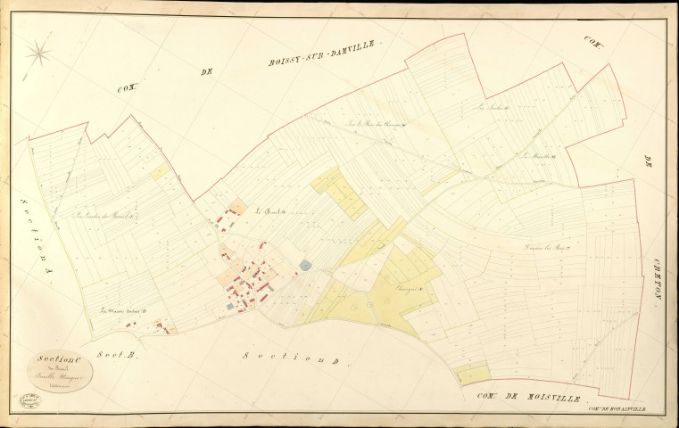 Morainville-sur-Damville. Section C _ du Breuil _ Feuille Unique