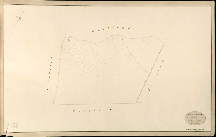 Bouquelon. Section D _ du Gouy _ 1re de 2 Feuilles