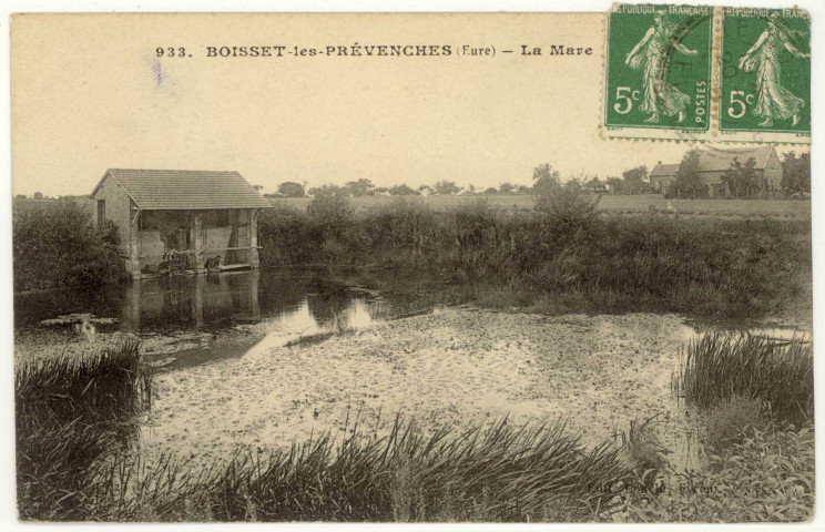 Boisset-les-Prévanches. La Mare.