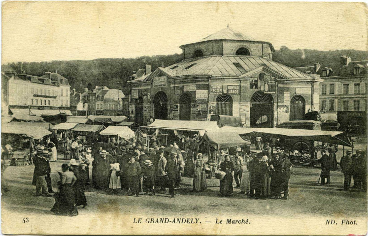 Andelys (Les). Le Marché.