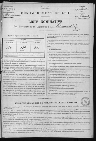 CAUMONT 1891