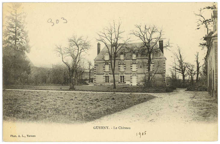 Guerny. Le Château.