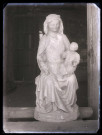 Église du Tilleul-Lambert (Eure), statue de Vierge à l'enfant.