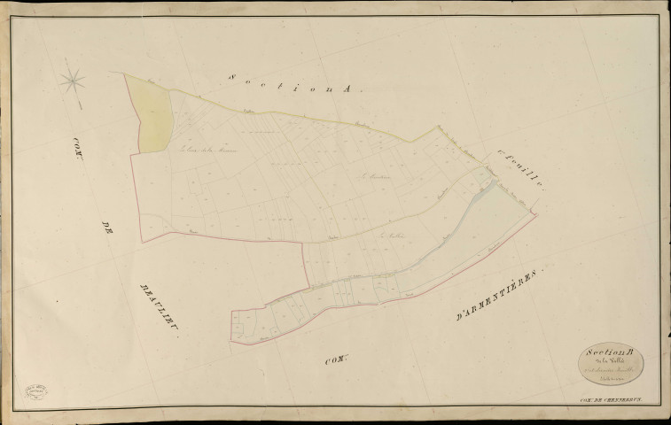 Chennebrun. Section B _ de la Vallée _ 2e et dernière Feuille