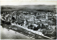 Manoir (Le). Vue Aérienne de la Route de Pitres.