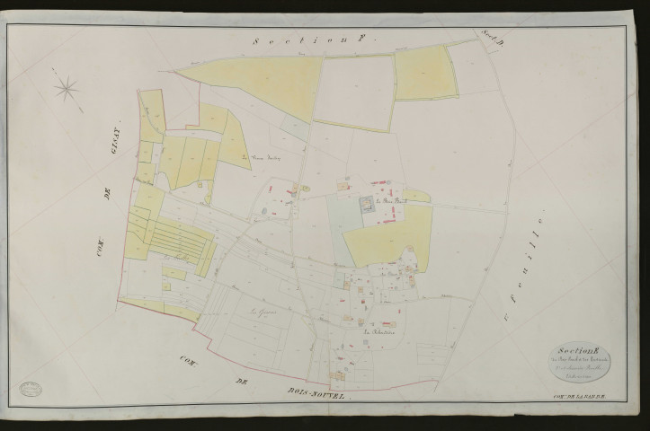 Barre-en-Ouche (La). Section E _ du Bois-Baril et des Gastines _ 1 2e et dernière Feuilles