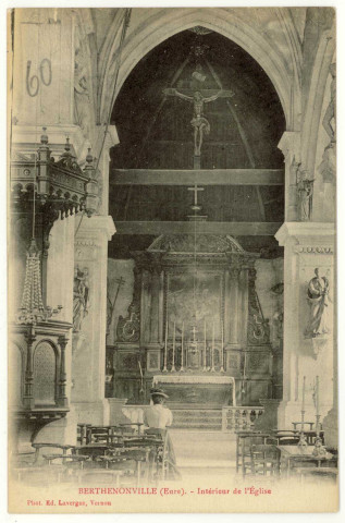 Berthenonville. Intérieur de l'Eglise.