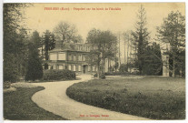 Perriers-sur-Andelle. Propriété sur les bords de l'Andelle.