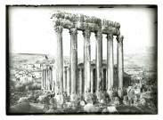 Ruines et vestiges de Baalbeck (ancienne Héliopolis des romains) (Liban).