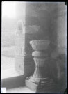 Fonts baptismaux de l'église de Mesnil-Verclives (Eure).