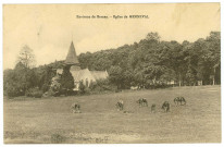Menneval. Environs de Bernay. - Eglise de Menneval.