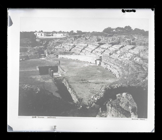 Amphithéâtre romain de Syracuse en Sicile (Italie).