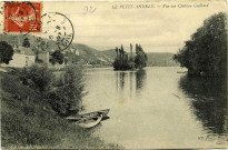 Andelys (Les). Le Petit Andely. - Vue sur Château Gaillard.
