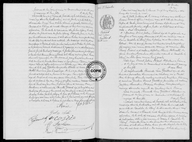 Mariages 1906