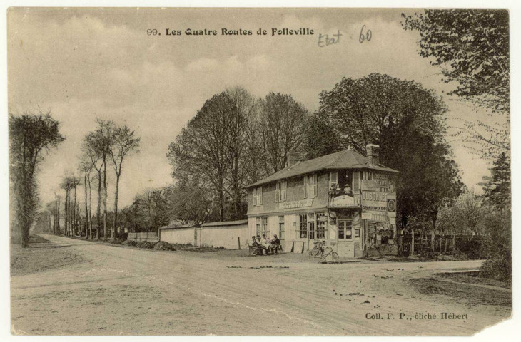 Folleville. Les Quatre Routes de Folleville.