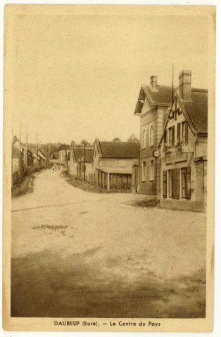 Daubeuf-près-Vatteville. Le Centre du Pays.